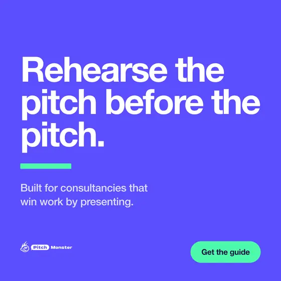 Meta ad, purple: Rehearse the pitch before the pitch